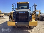 Front of used Komatsu Dump Truck,Used Dump Truck in yard,Side of used Komatsu